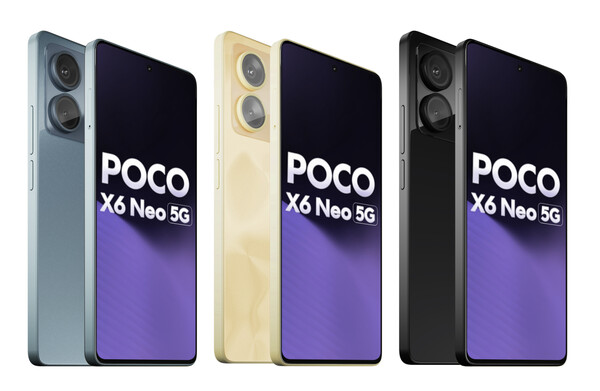 poco x6 neo three colours